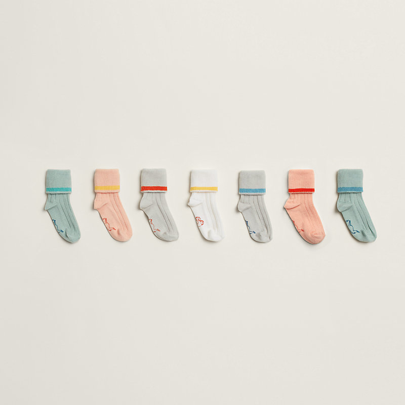 ベビーソックス 7足セット 《カブリオル》 | Hermès - エルメス